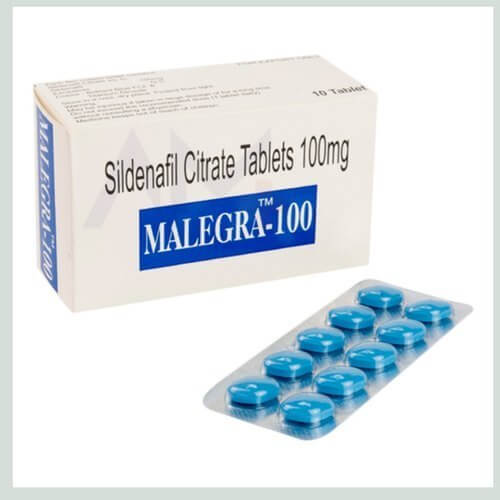 Malegra 100 mg Sildenafil Citrate 100mg