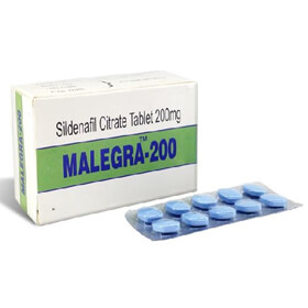 Malegra 200 mg Sildenafil Citrate 200mg