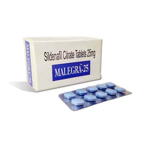 Malegra 25 mg Sildenafil Citrate 25mg