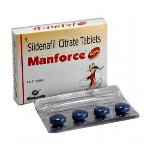 Manforce 100 mg Sildenafil 100mg