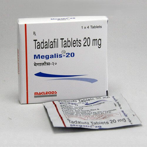 Megalis 20 mg Tadalafil 20mg Generic Cialis 20mg