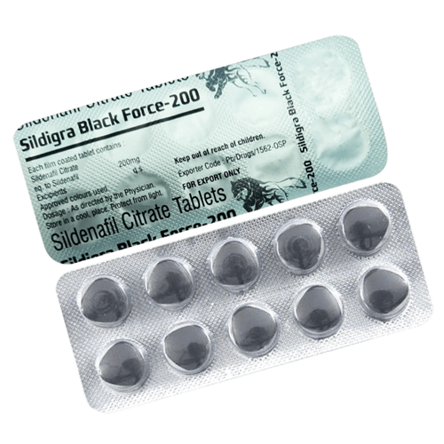 Sildigra Black Force 200 Mg Sildenafil Citrate 200 mg