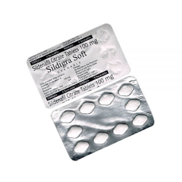 Sildigra Soft 100 mg Sildenafil Chewable