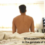 What causes infection in the genitals of the men