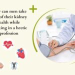 How can men take care of their kidney health while working in a hectic profession